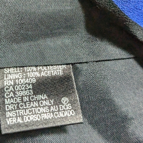 NWT, TAHARI Royal Blue & Black, Wavy Stripe, Sheath Dress, Size 12 - Picture 7 of 14